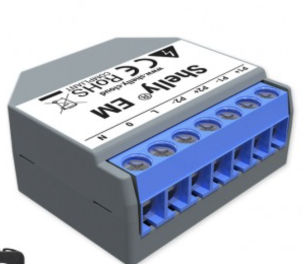 Shelly EM ampèremètre compteur énergie 50A